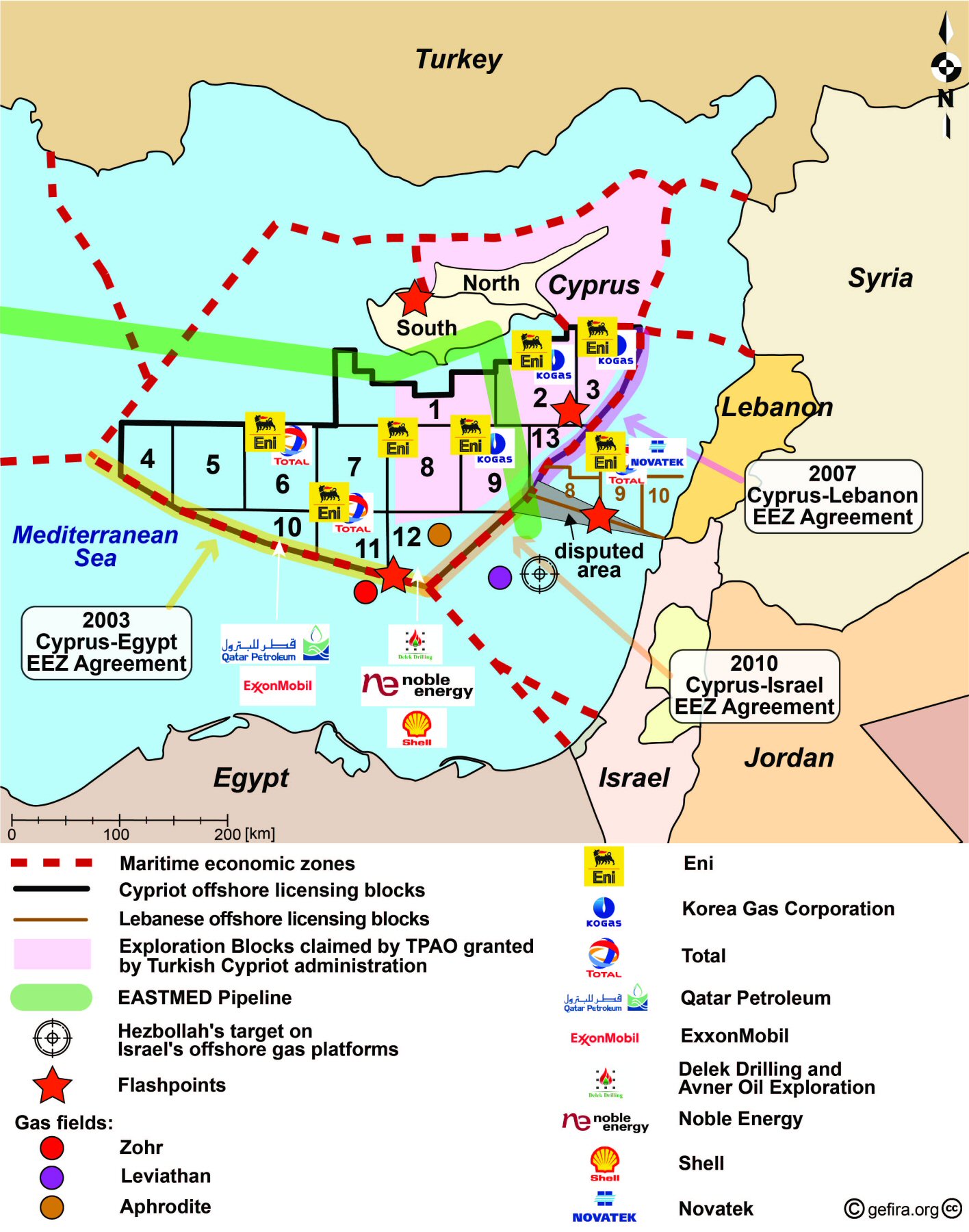 Natural gas sets the stage for an armed conflict in the